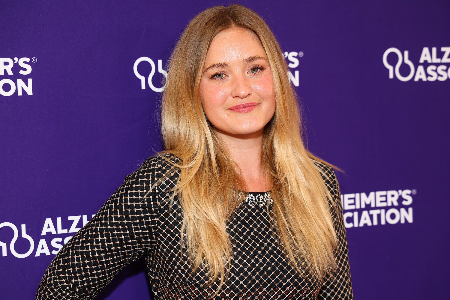 AJ Michalka attends the Alzheimer's Association Peace of Mind Luncheon.
