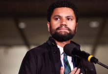 Rep. Maxwell Frost (D-FL) speaks during the ICE Out for Good Protest at the U.S. Customs and Border Protection Office in Washington, D.C. on Jan. 13, 2026.