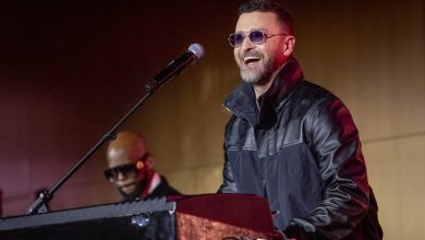 Justin Timberlake Performs Surprise Music Tribute to Pharrell Williams at Recording Academy Honors 