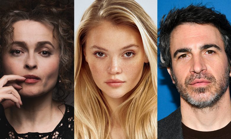 Helena Bonham Carter, Marissa Long and Chris Messina