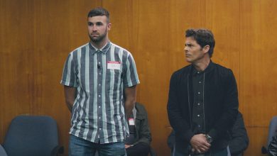 Ronald Gladden left and James Marsden in Jury Duty