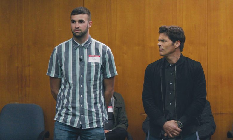 Ronald Gladden left and James Marsden in Jury Duty