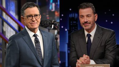 Stephen Colbert and Jimmy Kimmel