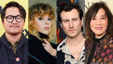 From left: Daniel Kwan, Natasha Lyonne, Noah Segan and Janet Yang