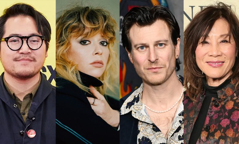 From left: Daniel Kwan, Natasha Lyonne, Noah Segan and Janet Yang