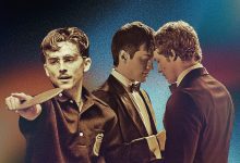 From left: Timothée Chalamet in Marty Supreme; Hudson Williams and Connor Storrie in Heated Rivalry.