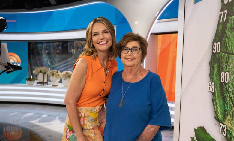 Savannah Guthrie and mother Nancy Guthrie.