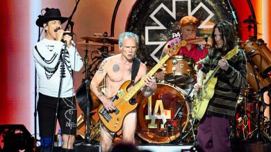 Anthony Kiedis, Flea, Chad Smith, and John Frusciante