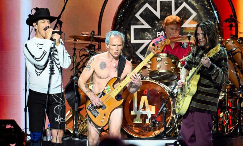 Anthony Kiedis, Flea, Chad Smith, and John Frusciante