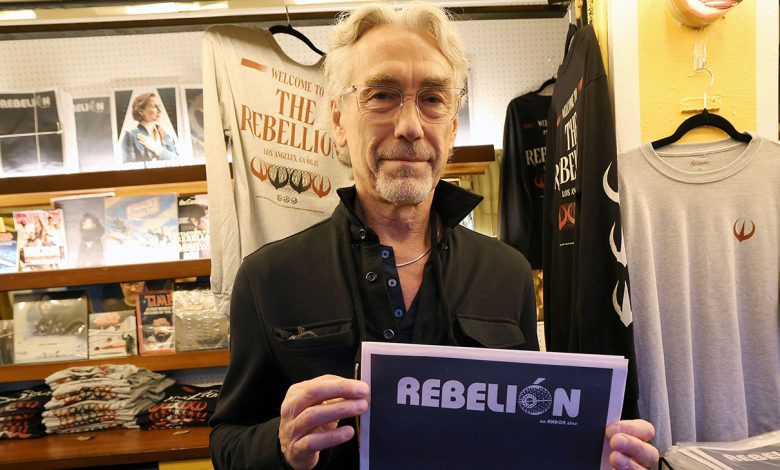Tony Gilroy attends Rebelión: An Andor Event at Are We On Air in Hollywood, CA on August 15, 2025.