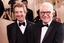 Martin Short and Steve Martin at the 83rd Annual Golden Globes held at The Beverly Hilton on January 11, 2026 in Beverly Hills, California.