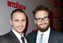 James Franco and Seth Rogen at the premiere of