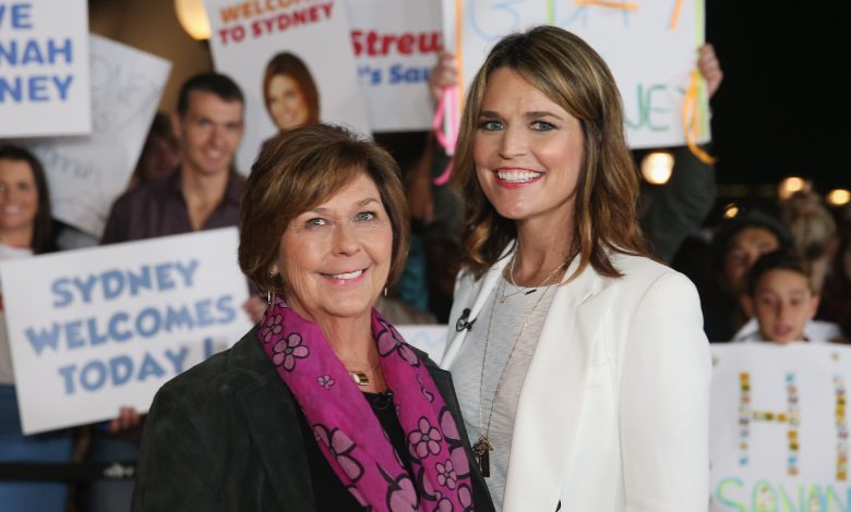 Savannah Guthrie and Nancy Guthrie in 2015.