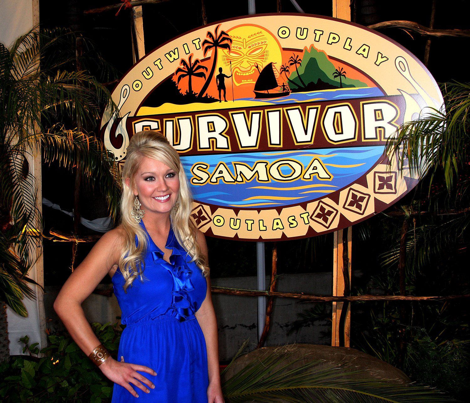 Natalie White poses after 'Survivor: Samoa Finale' on December 20, 2009 in Los Angeles, California.