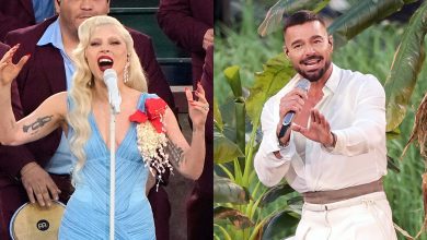 Lady Gaga and Ricky Martin