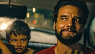 The Secret Agent, Wagner Moura (right), 2025.