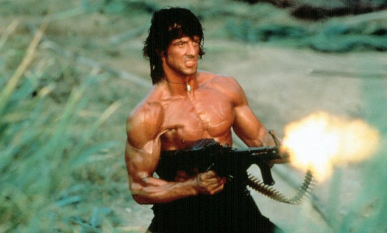 Rambo: First Blood Part II, Sylvester Stallone, 1985.