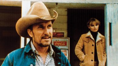 Robert Duvall and Tess Harper in Tender Mercies, which earned Duvall the 1984 best actor Academy Award and a second screenplay Oscar for Horton Foote.