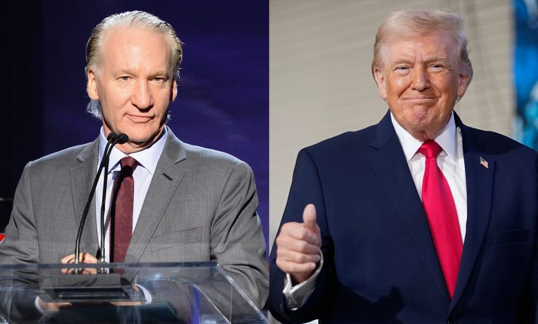 Bill Maher and President Donald Trump.