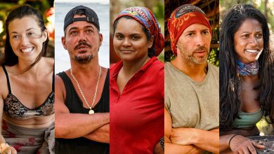 Parvati Shallow, Boston Rob Mariano, Sandra Diaz-Twine, Tony Vlachos and Natalie Anderson