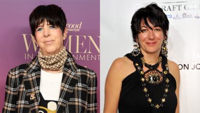 Diane Warren and Ghislaine Maxwell