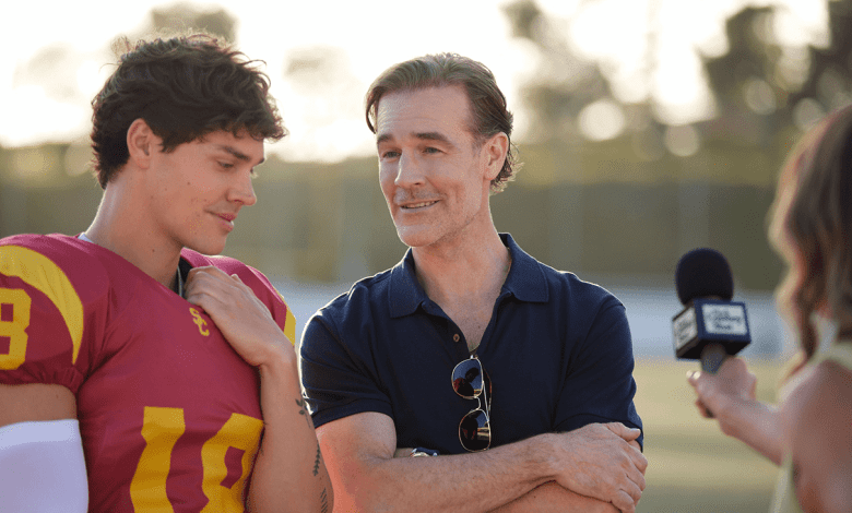 Noah Beck and James Van Der Beek in