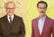 Steven Spielberg and James Van Der Beek