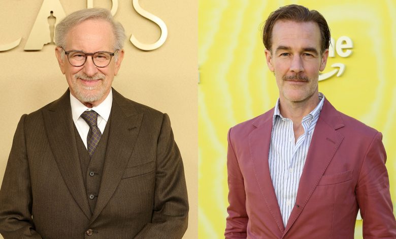 Steven Spielberg and James Van Der Beek