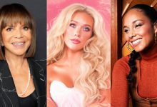 Sylvia Rhone, Megan Moroney, and Alicia Keys