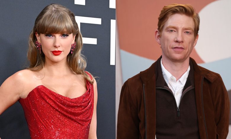 Taylor Swift and Domhnall Gleeson