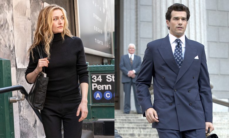 Love Story: John F. Kennedy Jr. and Carolyn Bessette, (l-r) Sarah Pidgeon as Carolyn Bessette Kennedy, Paul Kelly as John F. Kennedy Jr.