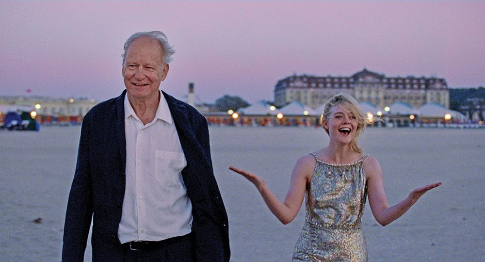 Stellan Skarsgard and Elle Fanning in Sentimental Value. Both actors received Oscar nominations for their roles in the film that also scored best picture and best international film nods.