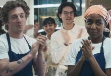 Jeremy Allen White (left) as Carmen “Carmy” Berzatto and Ayo Edebiri as Sydney Adamu in