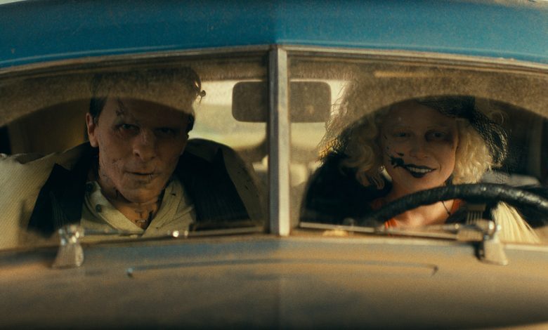 (L to r) Chrisitan Bale as Frank and Jessie Buckley as The Bride in Warner Bros. Pictures The Bride!